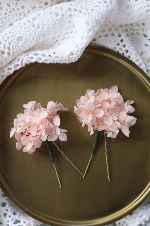 Wsuwki Kokówki Ślubne - Stabilizowana Hortensja