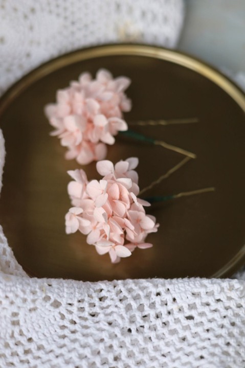 Wsuwki Kokówki Ślubne - Stabilizowana Hortensja