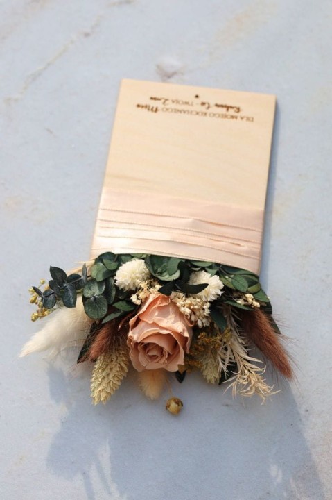 Butonierka ślubna , butonierka dla Pana Młodego, butonierka do kieszonki , prostokątna butonierka