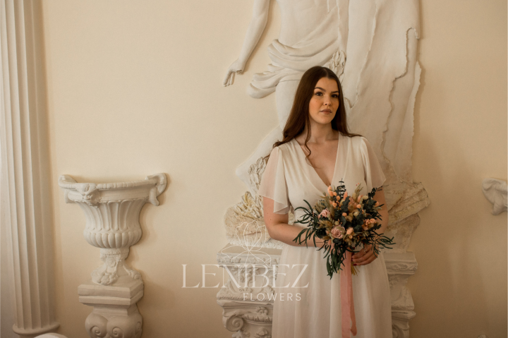 Bukiet ślubny , bukiet Panny Młodej , wieczny bukiet ślubny, , wieczne róże, bukiet z suszonych kwiatów