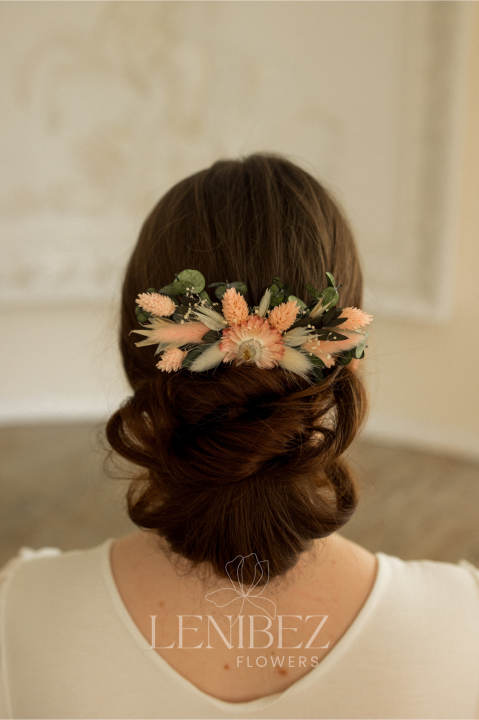 Grzebyk do włosów , grzebyk ślubny , ozdoby ślubne do włosów