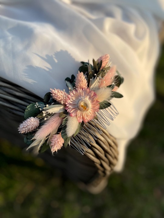 Grzebyk do włosów , grzebyk ślubny , ozdoby ślubne do włosów