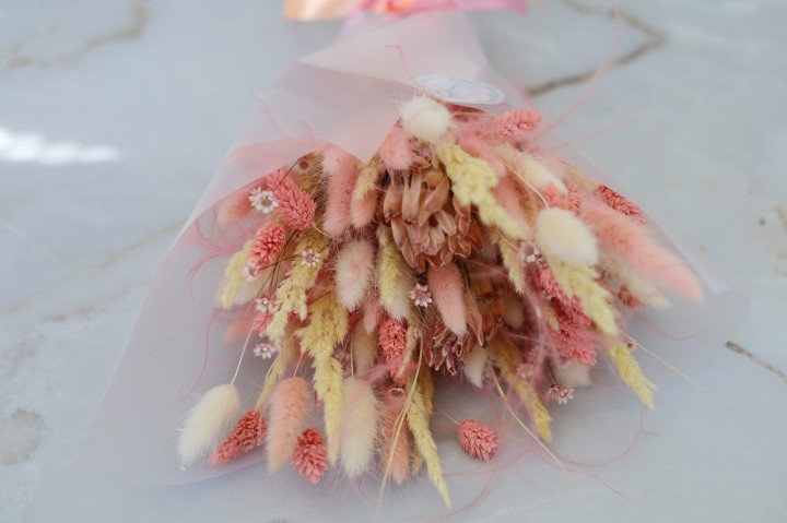 Bukiet suszonych kwiatów , suszone kwiaty do wazonu , bukiet do wazonu