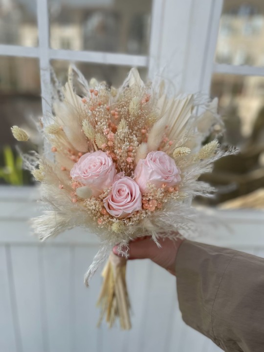 Bukiet ślubny , bukiet Panny Młodej, bukiet ślubny boho , wieczny bukiet ślubny