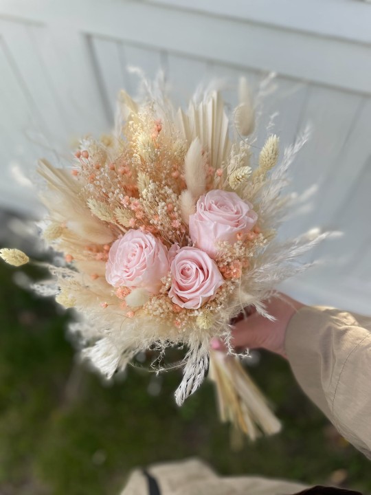 Bukiet ślubny , bukiet Panny Młodej, bukiet ślubny boho , wieczny bukiet ślubny