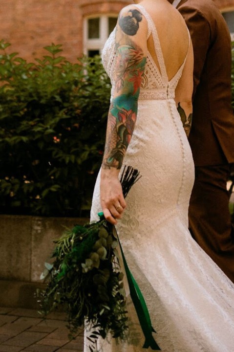 Bukiet Ślubny Eukaliptus ze stabilizowanych roślin EUKALIPTUS & PAPROĆ